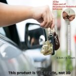 2D Flat Acrylic Lucky Dollar Pendant, Cute & Charming Money-Themed Decoration for Car, Backpack & Keychain, Lightweight Gift - Image 5