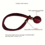 2pcs Curtain Tiebacks with Adjustable Round Ball Holders – Decorative Curtain Pull Backs for Home & Room Decor - Image 4