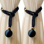 2pcs Curtain Tiebacks with Adjustable Round Ball Holders – Decorative Curtain Pull Backs for Home & Room Decor - Image 5