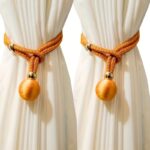 2pcs Curtain Tiebacks with Adjustable Round Ball Holders – Decorative Curtain Pull Backs for Home & Room Decor - Image 8