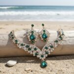 2pcs/Set Fashionable Multi-Color Rhinestone Necklace Set - Image 2