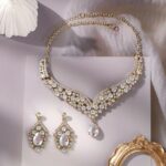2pcs/Set Fashionable Multi-Color Rhinestone Necklace Set - Image 11