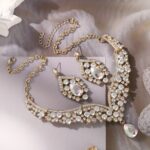 2pcs/Set Fashionable Multi-Color Rhinestone Necklace Set - Image 4