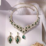 2pcs/Set Fashionable Multi-Color Rhinestone Necklace Set - Image 10