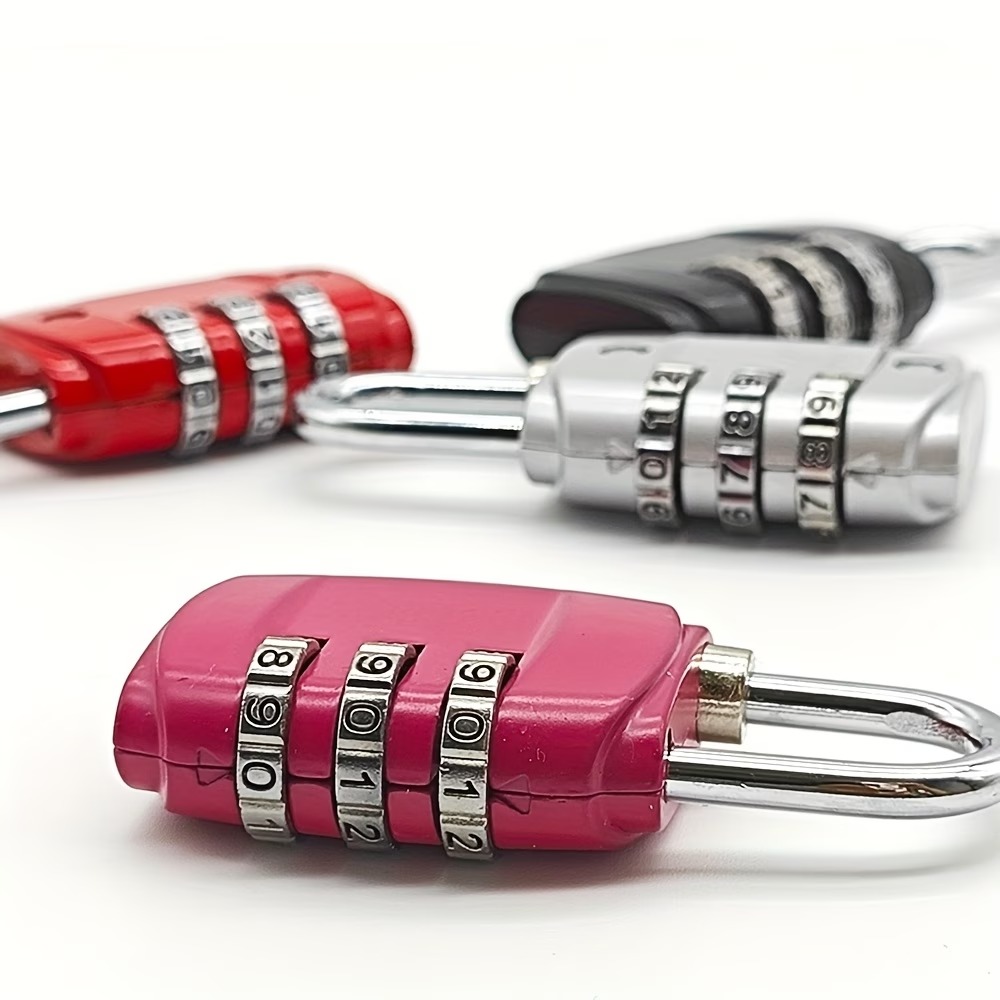 3-Digit Combination Padlock – Keyless Security Lock