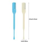 360° Rotating Dual-Head Nose Hair Trimmer/Cleaner, Stainless Steel, Safe Nose Hair Removal, Portable Grooming Tool with Soft Bristles, Rinseable - Image 3