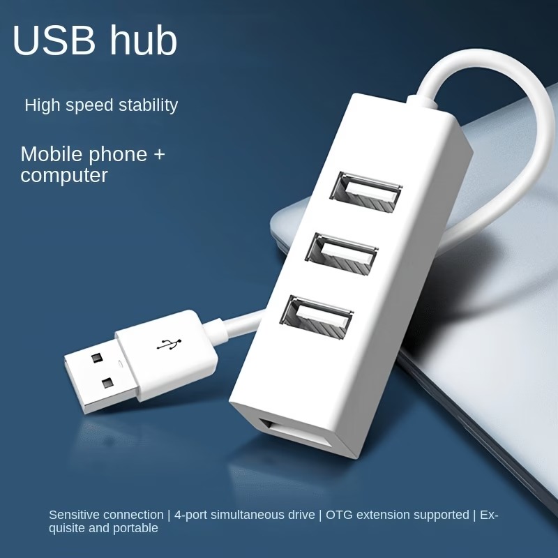 4-Port USB Hub with Independent Switches