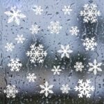 80pcs Snowflake Window Stickers – Removable Static Cling Christmas Decals for Glass Windows & Holiday Decor - Image 12