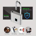 Advanced Fingerprint Smart Padlock – USB Rechargeable Keyless Security Lock - Image 3