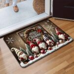 Christmas Santa Gnome Doormat – Non-Slip Machine-Washable Holiday Entrance Mat for Home & Outdoor Decor - Image 5