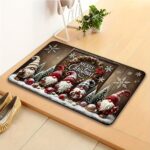 Christmas Santa Gnome Doormat – Non-Slip Machine-Washable Holiday Entrance Mat for Home & Outdoor Decor - Image 6