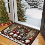 Christmas Santa Gnome Doormat – Non-Slip Machine-Washable Holiday Entrance Mat for Home & Outdoor Decor - Image 10