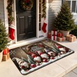 Christmas Santa Gnome Doormat – Non-Slip Machine-Washable Holiday Entrance Mat for Home & Outdoor Decor - Image 13