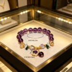 Classic Amethyst Bead Bracelet - Image 3