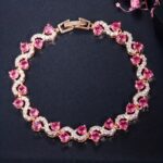 Colorful Wave Stone Bracelet – Fashionable Tennis Bangle for Women - Image 4