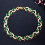 Colorful Wave Stone Bracelet – Fashionable Tennis Bangle for Women - Image 5
