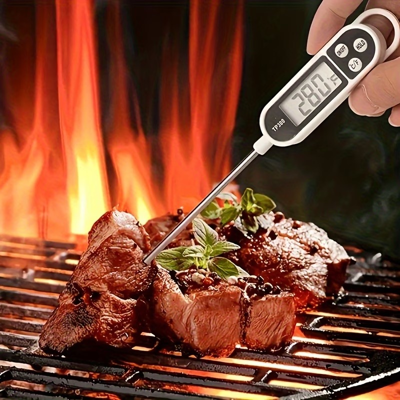 Digital Food Thermometer with LCD Display