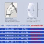 Elastic Strap Sports Knee Brace, Unisex Breathable Polyester Fitness Basketball Knee Support, Suitable for Various Outdoor Sports - Image 4