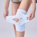 Elastic Strap Sports Knee Brace, Unisex Breathable Polyester Fitness Basketball Knee Support, Suitable for Various Outdoor Sports