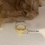 Golden Watch Ring for Women – European & American Style Light Luxury Adjustable Fashion Ring - Image 3