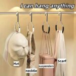 Hanging Organizer Hook – Anti-Slip Round Hook for Wardrobe Hangers, Space-Saving Closet Storage Solution - Image 10
