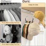 Hanging Organizer Hook – Anti-Slip Round Hook for Wardrobe Hangers, Space-Saving Closet Storage Solution - Image 4