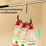 Hanging Organizer Hook – Anti-Slip Round Hook for Wardrobe Hangers, Space-Saving Closet Storage Solution