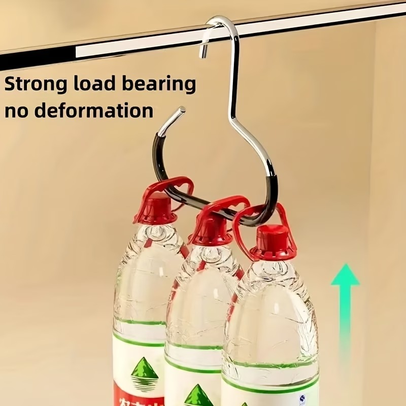 Hanging Organizer Hook – Anti-Slip Round Hook for Wardrobe Hangers, Space-Saving Closet Storage Solution