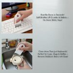 Keyboard Cleaning Brush Set, Super Soft Dust Removal Tool, Compact Cleaning Brush for Electronics, Office, Home & Travel