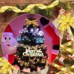 LED Christmas Tree Ribbon Lights – Golden Sparkling Wave Design with 20/50 LEDs, Battery-Powered - Image 3