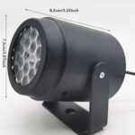 Manual Rotating Christmas Projection Light – USB-Powered 20-Pattern Holiday Projector - Image 9