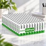 DURNERGY 100PCS AAA Batteries, 1.5V Alkaline High-Performance Dry Batteries, Long-Lasting Power for Remote Controls, Mouse, Keyboard, Flashlights & More