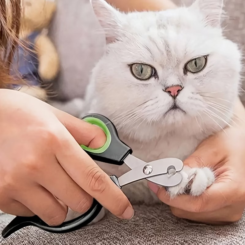 Pet Nail Clipper – Black & Green Stainless Steel (2) Pet Nail Clipper – Black & Green Stainless Steel