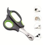 Pet Nail Clipper – Black & Green Stainless Steel - Image 4