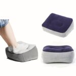 Thickened PVC Air Cushion Footrest, Adjustable Air Support Footstool, Portable Inflatable Foot Pedal for Airplane, Train, Travel, Home & Office - Image 2