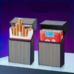 USB Rechargeable Lighter & Cigarette Case – 20-Cigarette Holder with Stylish Durable Design - Image 3