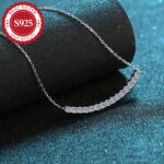 925 Silver Moissanite Smile Necklace – Women’s Pendant - Image 7