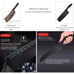 5pcs Black Kitchen Knife Set with Cutting Board - Image 7