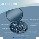 9-in-1 Cable Adapter Kit – USB-C Travel Storage Case